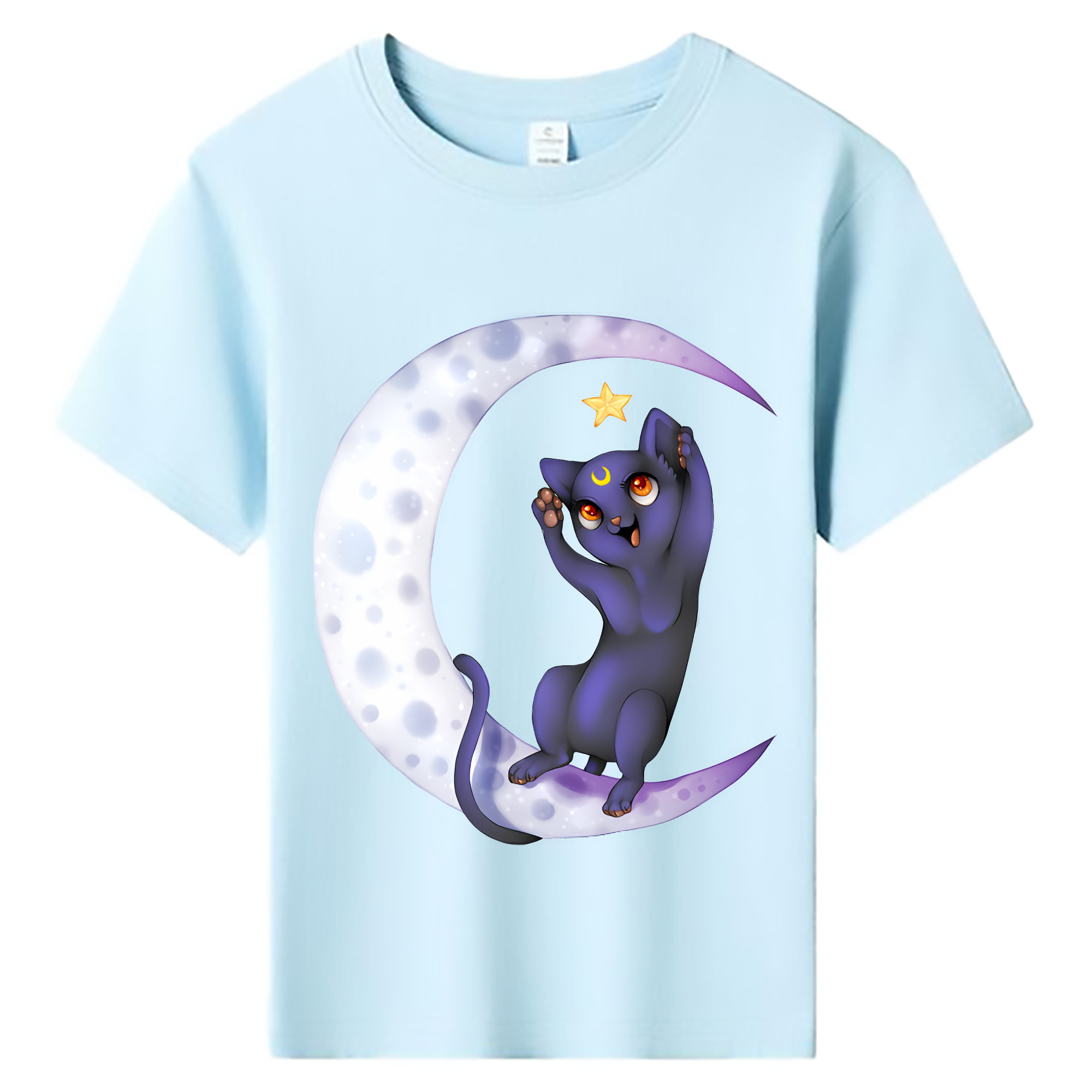 （画像用） 美少女戦士セーラームーン Sailor Moon 綿100％キッズTシャツ（フロントプリント）